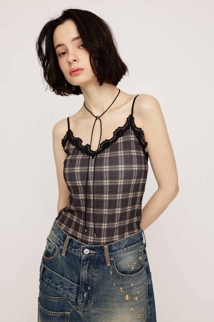 SLY「LACE DOCKING キャミソール」|キャミソール|