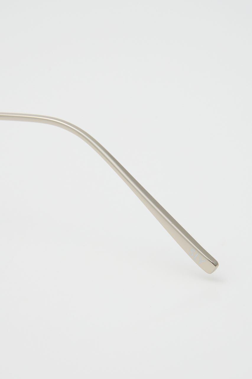 SLY「SILVER FRAME EYE WEAR」|メガネ|