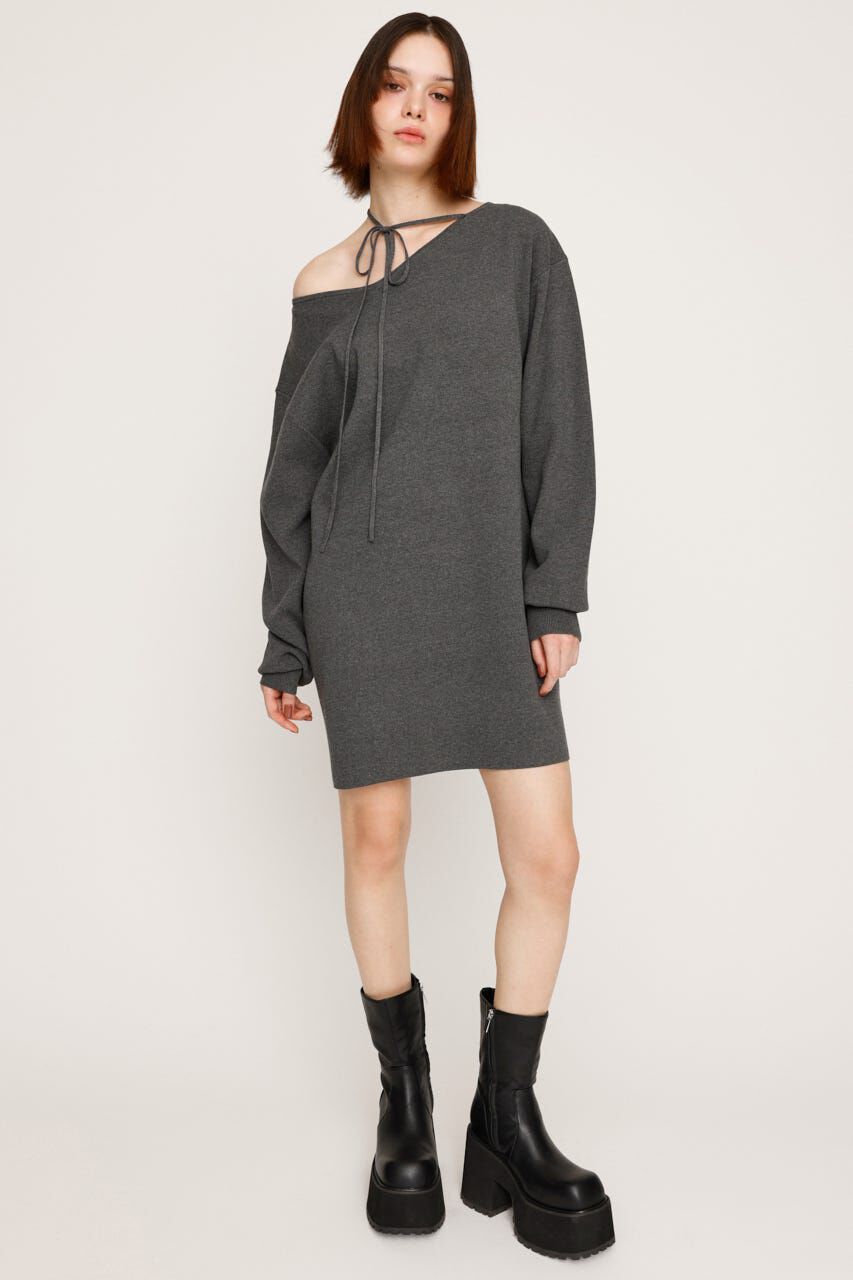 SLY「ASYMMETRY NECK LOOSE ワンピース」|ワンピース|