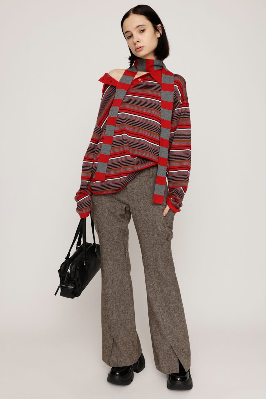 SLY「WIDE BELT FLARE パンツ」|その他|