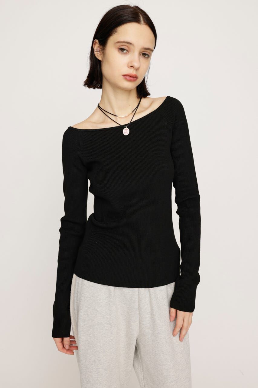 SLY「HG OFFSHOULDER トップス」|ニット・セーター|