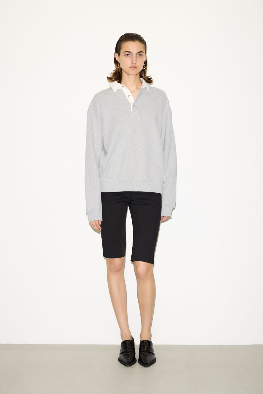 SLY「OVER SW POLO トップス」|Tシャツ・カットソー|T.GRY