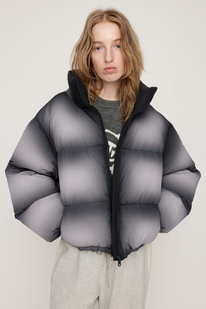 SLY「FADED PRINT PUFFER ジャケット」|その他|M/BLK7