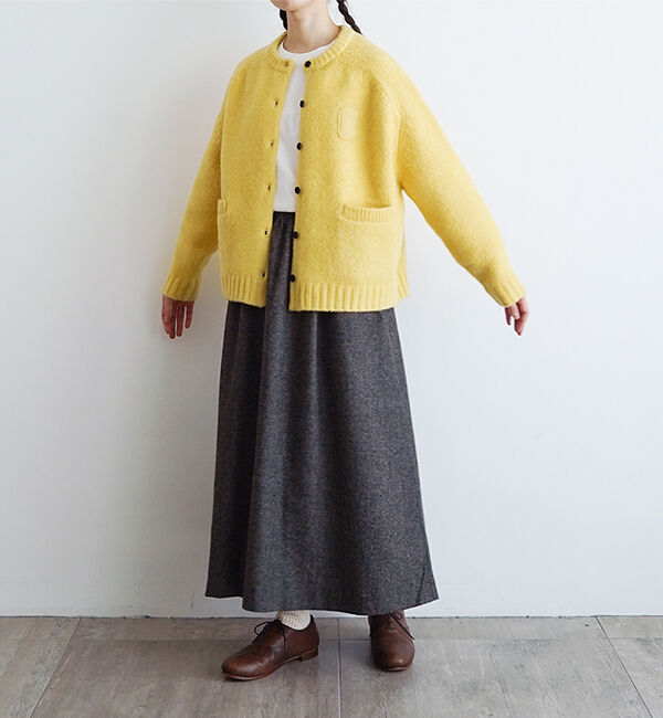 休日と詩「休日のスモールポケットカーディガン」|カーディガン|