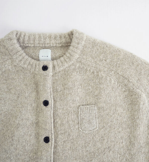 休日と詩「休日のスモールポケットカーディガン」|カーディガン|