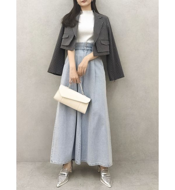 dazzlin「【セットアップ対応】レイヤードライクショートジャケット」|テーラードジャケット|