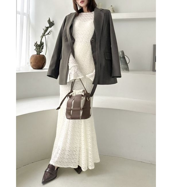 dazzlin「バックリボンレースワンピース」|ワンピース|