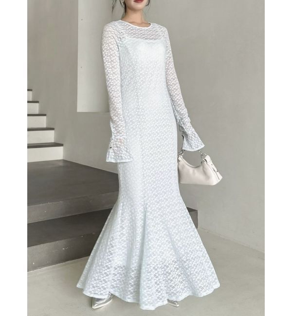 dazzlin「バックリボンレースワンピース」|ワンピース|