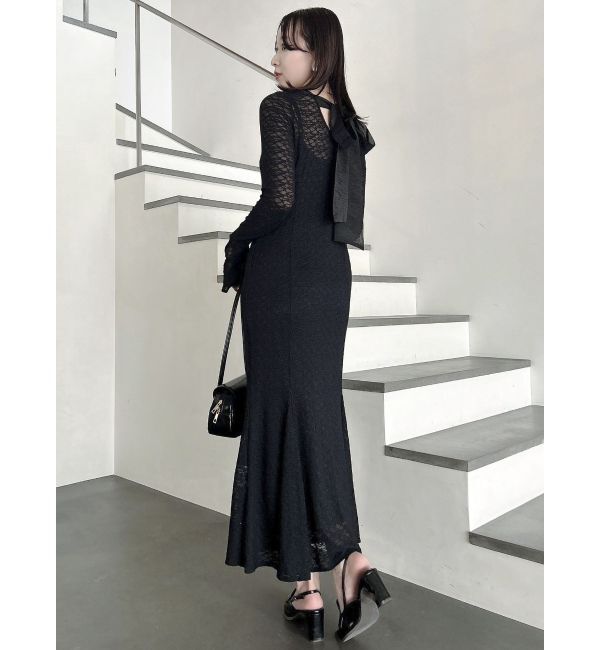 dazzlin「バックリボンレースワンピース」|ワンピース|