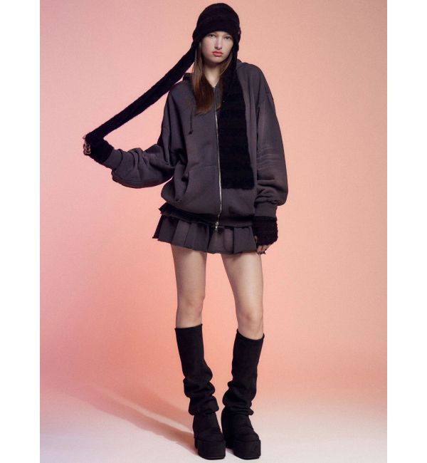 EMODA「シェービングオーバージップフーディ」|パーカー|