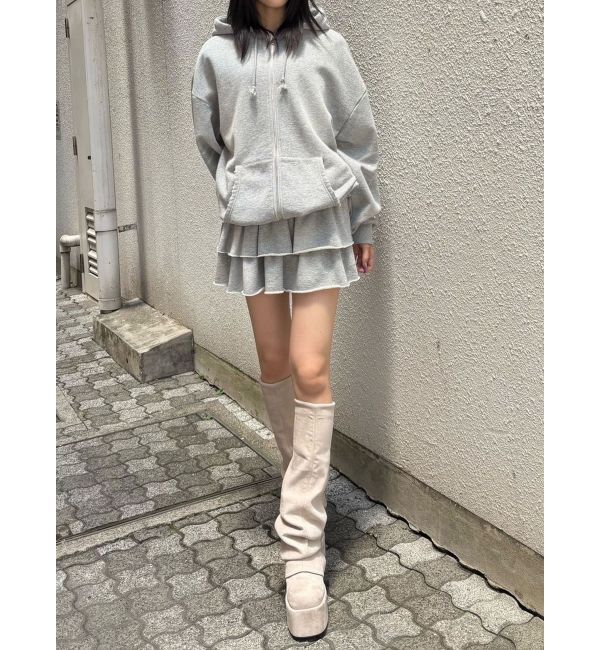 EMODA「シェービングオーバージップフーディ」|パーカー|