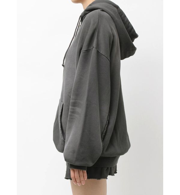 EMODA「シェービングオーバージップフーディ」|パーカー|