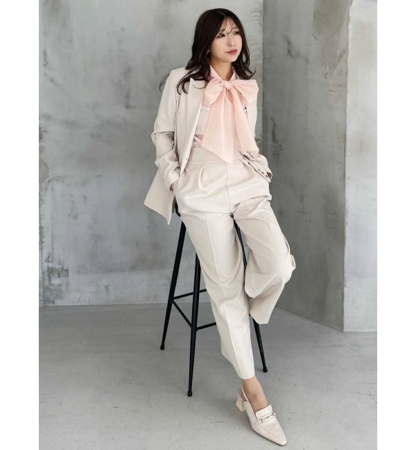 MERCURYDUO「【セットアップ着用可】バックドレープジャケット」|テーラードジャケット|