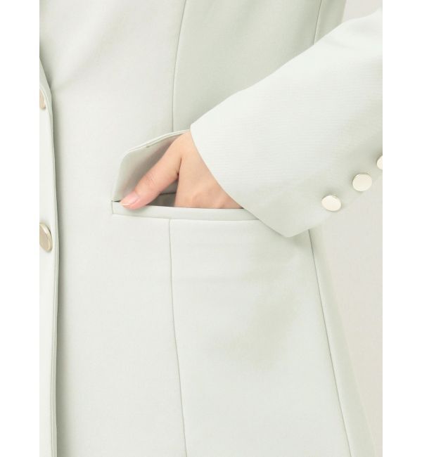 MERCURYDUO「【セットアップ着用可】バックドレープジャケット」|テーラードジャケット|