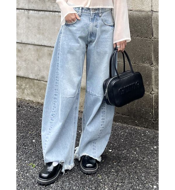 MURUA「コクーンワイドデニム」|デニム|