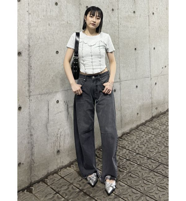 MURUA「コクーンワイドデニム」|デニム|