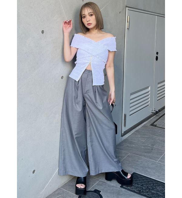 MURUA「2WAYウエストタックワイドパンツ」|その他|