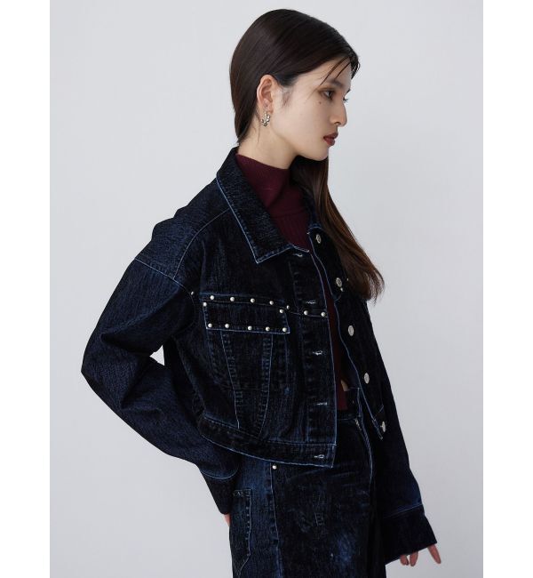 MURUA「フロッキーデニムジャケット【セット販売対象】」|デニムジャケット|