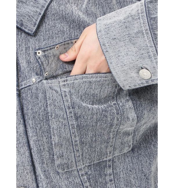 MURUA「フロッキーデニムジャケット【セット販売対象】」|デニムジャケット|