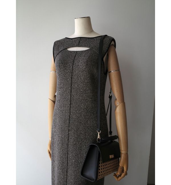 LAGUNAMOON「カットアウトニットワンピース」|ワンピース|