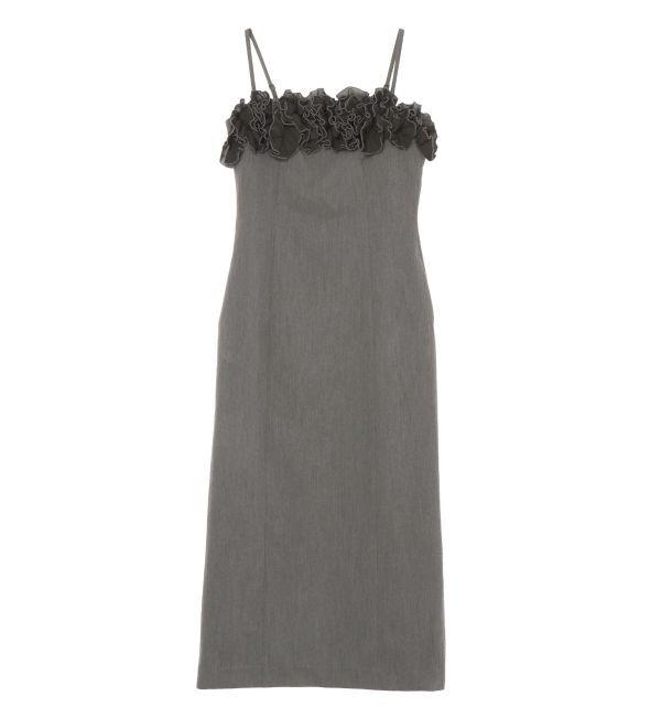 LAGUNAMOON「LADYコサージュキャミワンピース」|ワンピース|