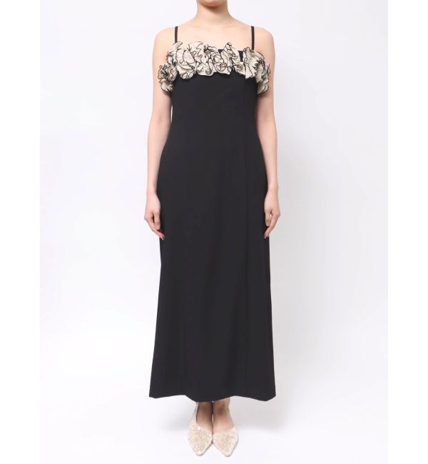 LAGUNAMOON「LADYコサージュキャミワンピース」|ワンピース|