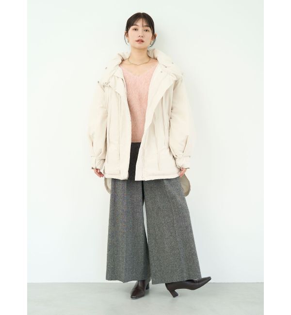 LAGUNAMOON「ストリングディティールミドルダウン」|ダウン|