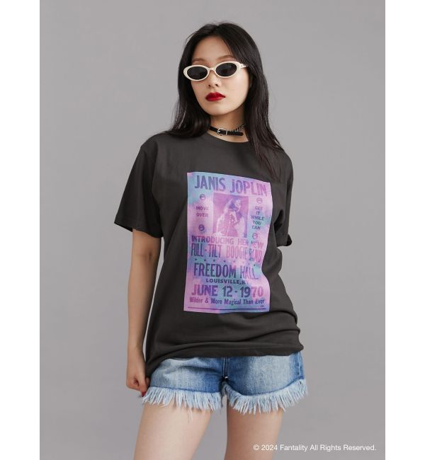 jouetie「【JANIS】Tie-dye overlay print t-shirts【コラボ】」|Tシャツ・カットソー|