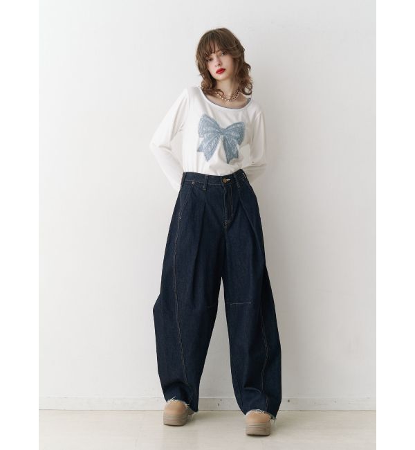 jouetie「レースリボンモチーフトップス」|Tシャツ・カットソー|