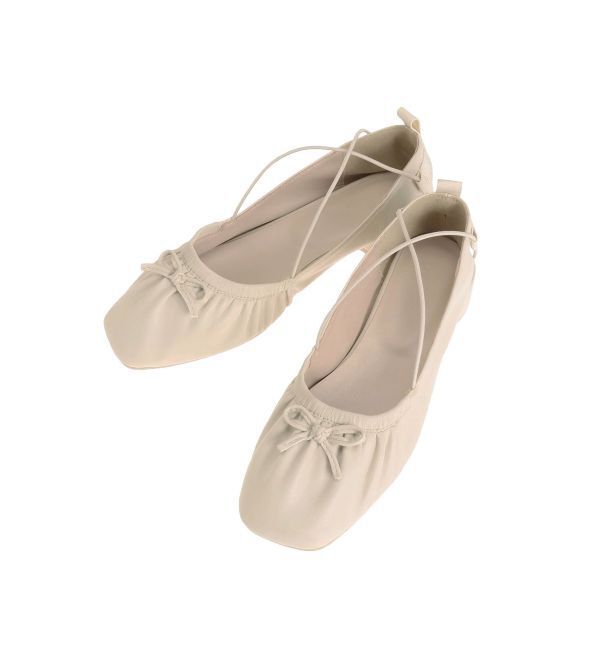 merry jenny「クロスリボンバレエシューズ」|バレエシューズ|