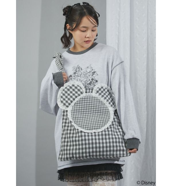 merry jenny「MICKEY / フリルギンガムトート」|トートバッグ|