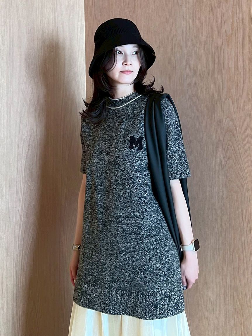 Mila Owen「Mサガラウールブレンドミニニットワンピース」|ワンピース|