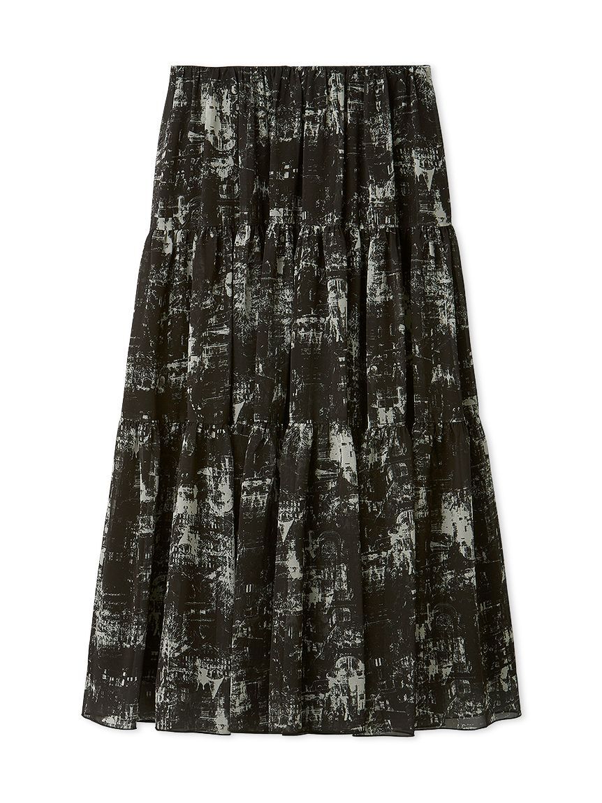 Mila Owen「ティアードアンティークプリントスカート」|スカート|CGRY