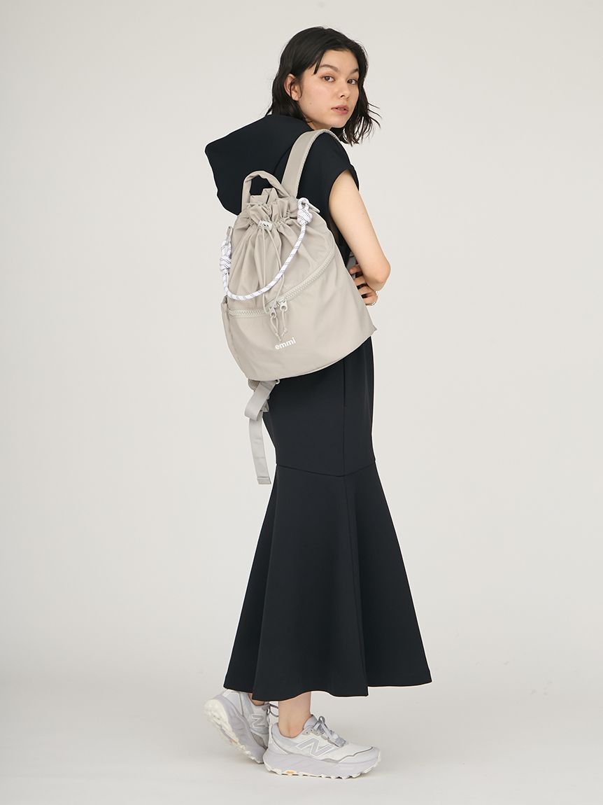 emmi atelier「【限定カラー】撥水 emmiロゴマルチバックパック」|リュック|