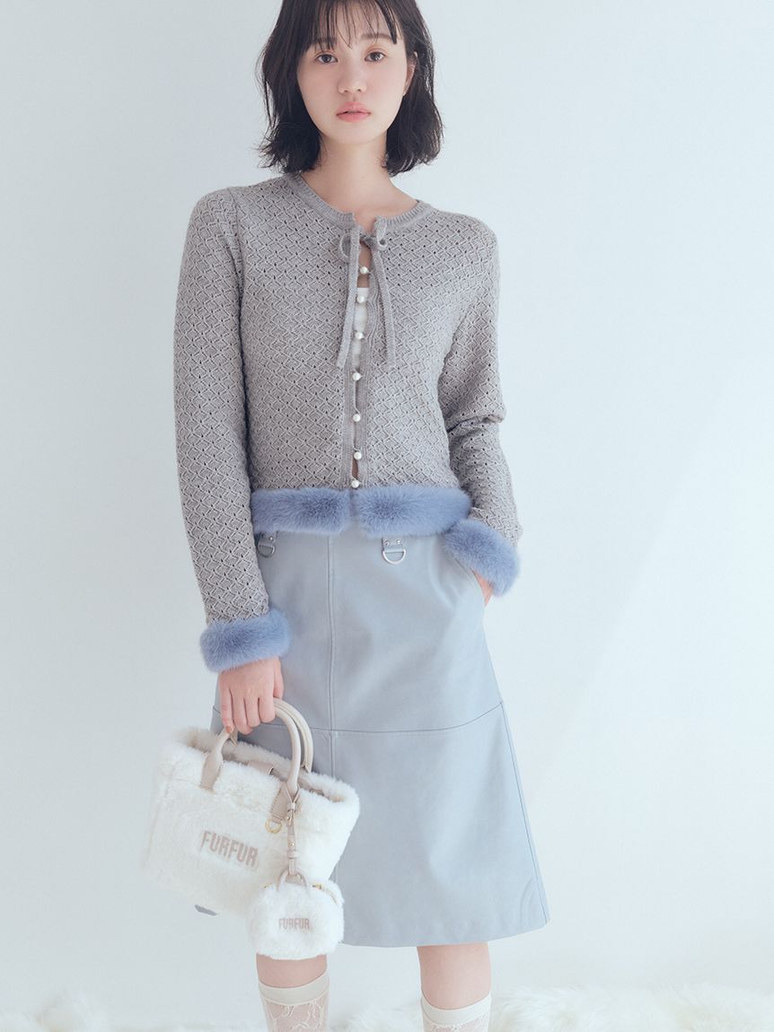 FURFUR「【限定カラー】エコファートートミニチャーム」|キーケース|