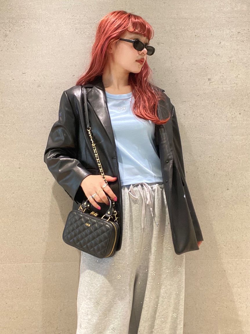 FURFUR「【限定カラー】キルティングフォンホルダー」|ショルダー・メッセンジャー|