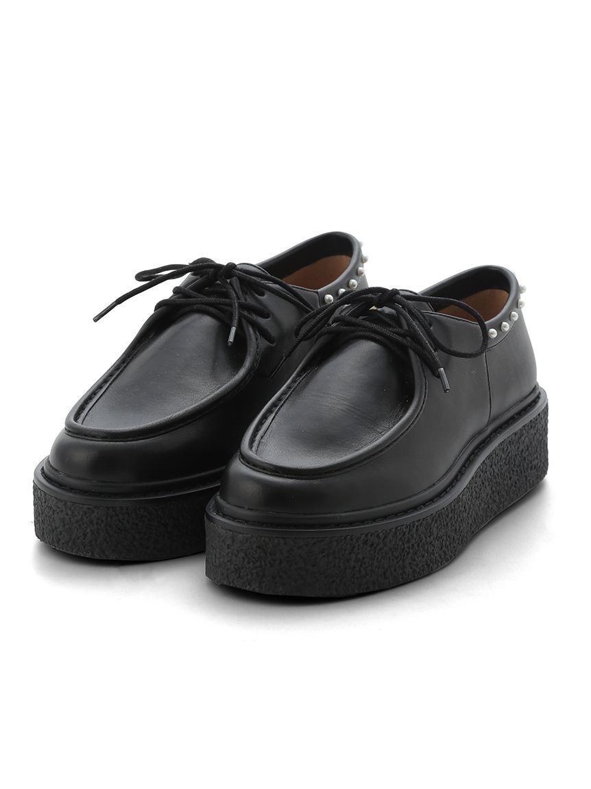 FURFUR「パールチロリアンシューズ」|パンプス|BLK