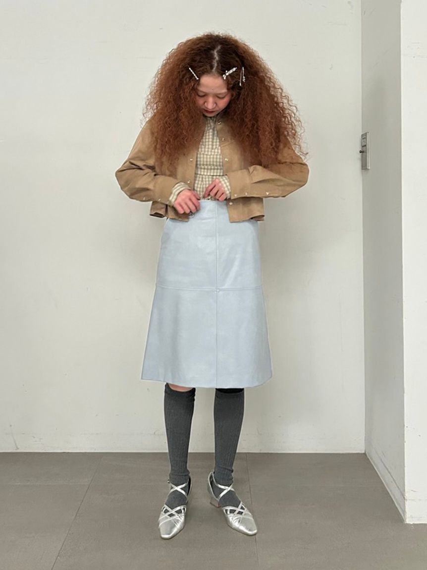 FURFUR「スタッズデザインシャツジャケット」|シャツ・ブラウス|