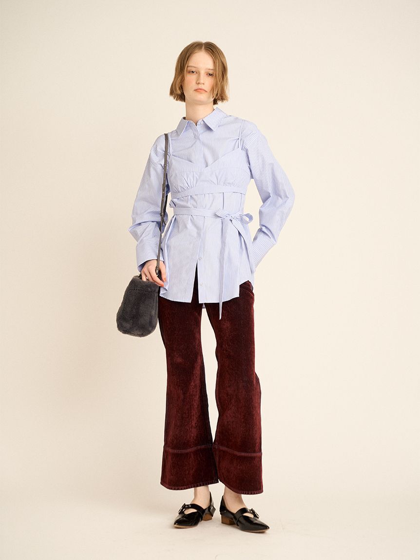 FURFUR「ヴィンテージライクフレアパンツ」|チノ|