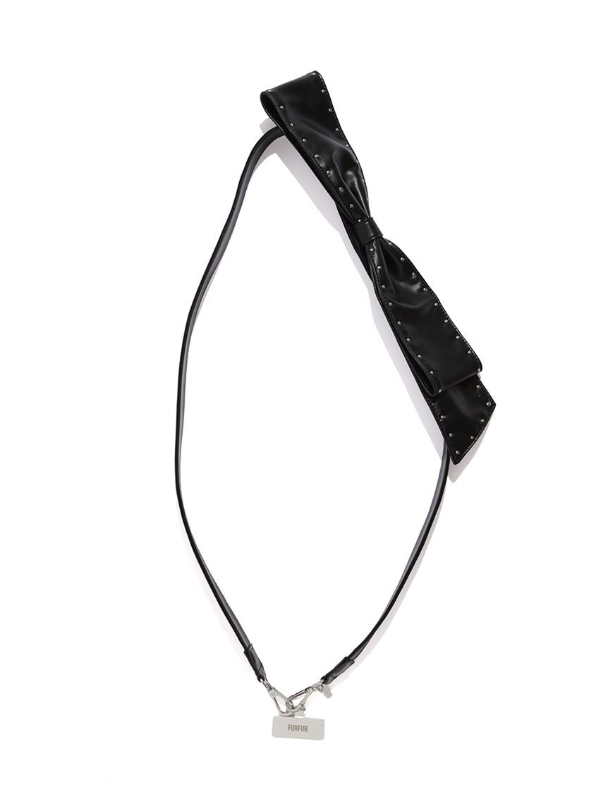 FURFUR「ビッグリボンショルダーストラップ」|その他|BLK