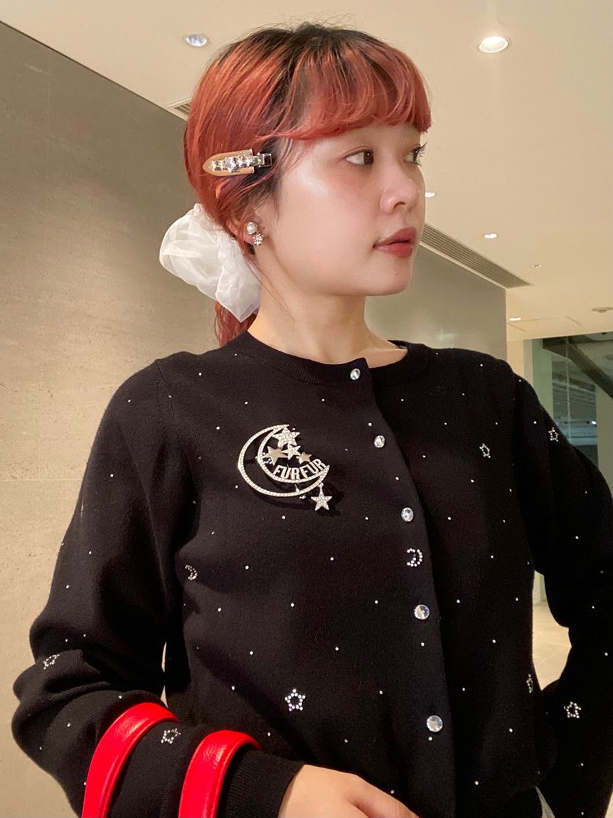 FURFUR「ムーン＆スターモチーフブローチ」|ブローチ・コサージュ|