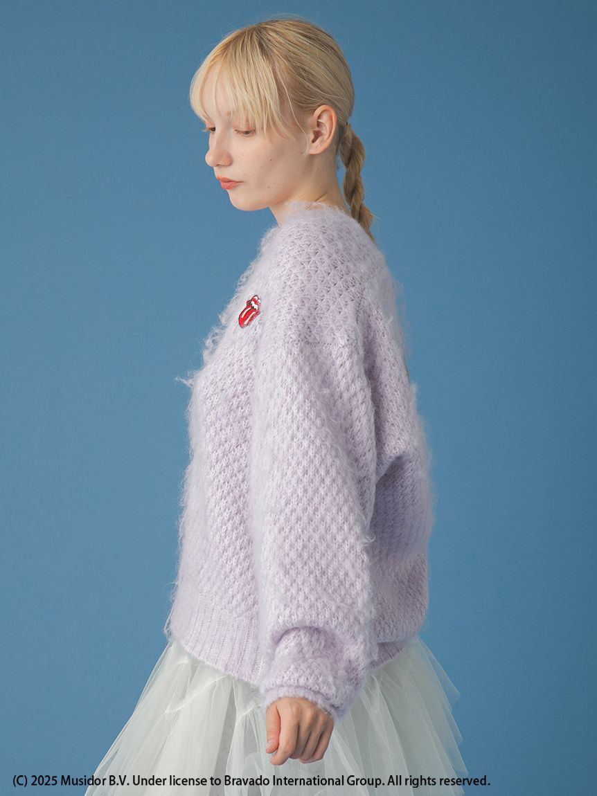 FURFUR「【ローリング・ストーンズ】刺繍カーディガン」|カーディガン|