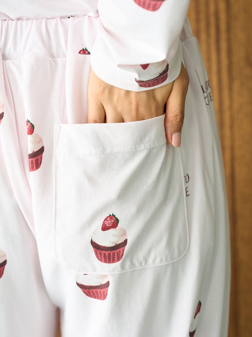 gelato pique「モチーフ3柄ロングパンツ」|ルームウェア|