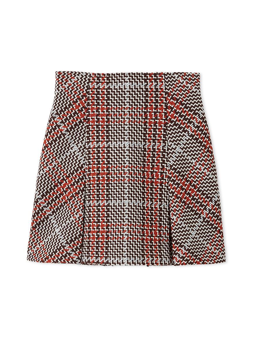 SNIDEL「Sustainableロービングチェックミニスカート」|スカート|