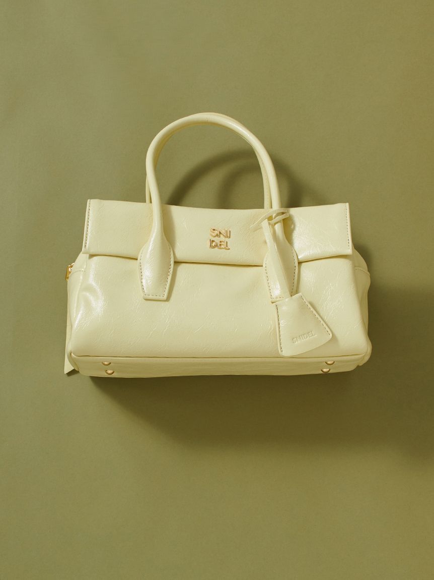 SNIDEL「フラップボストンバッグ」|ボストンバッグ|YEL