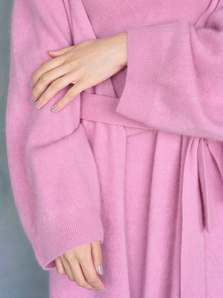 SNIDEL「【HIGH QUALITY】メリノウールニットロングコート」|チェスターコート|