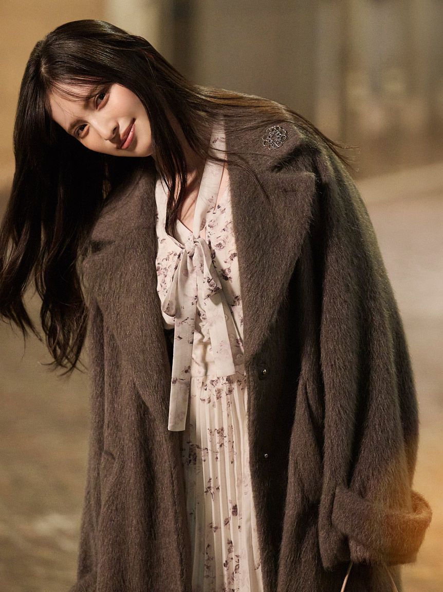 SNIDEL「Sustainableプリーツプリントワンピース」|ワンピース|