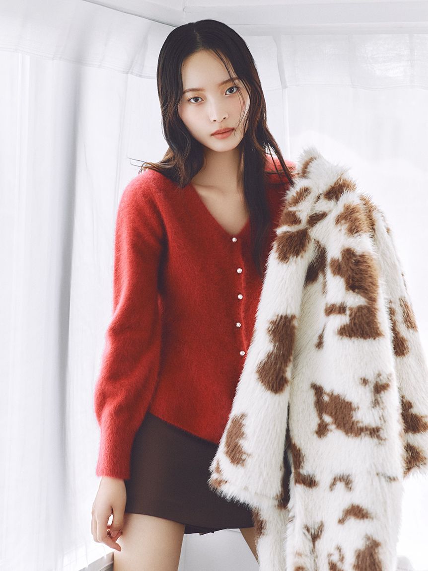 FRAY I.D「フォックスカシミアペプラムカーディガン」|カーディガン|