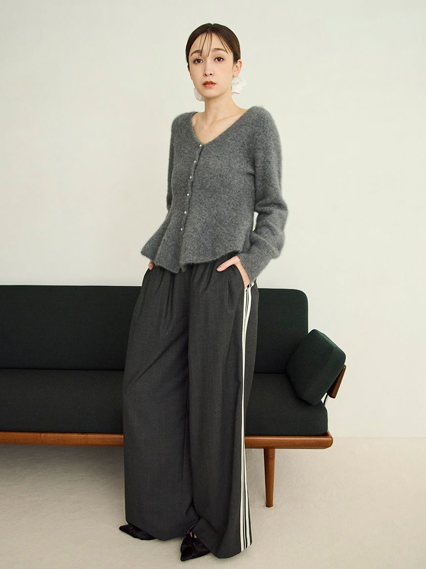 FRAY I.D「フォックスカシミアペプラムカーディガン」|カーディガン|