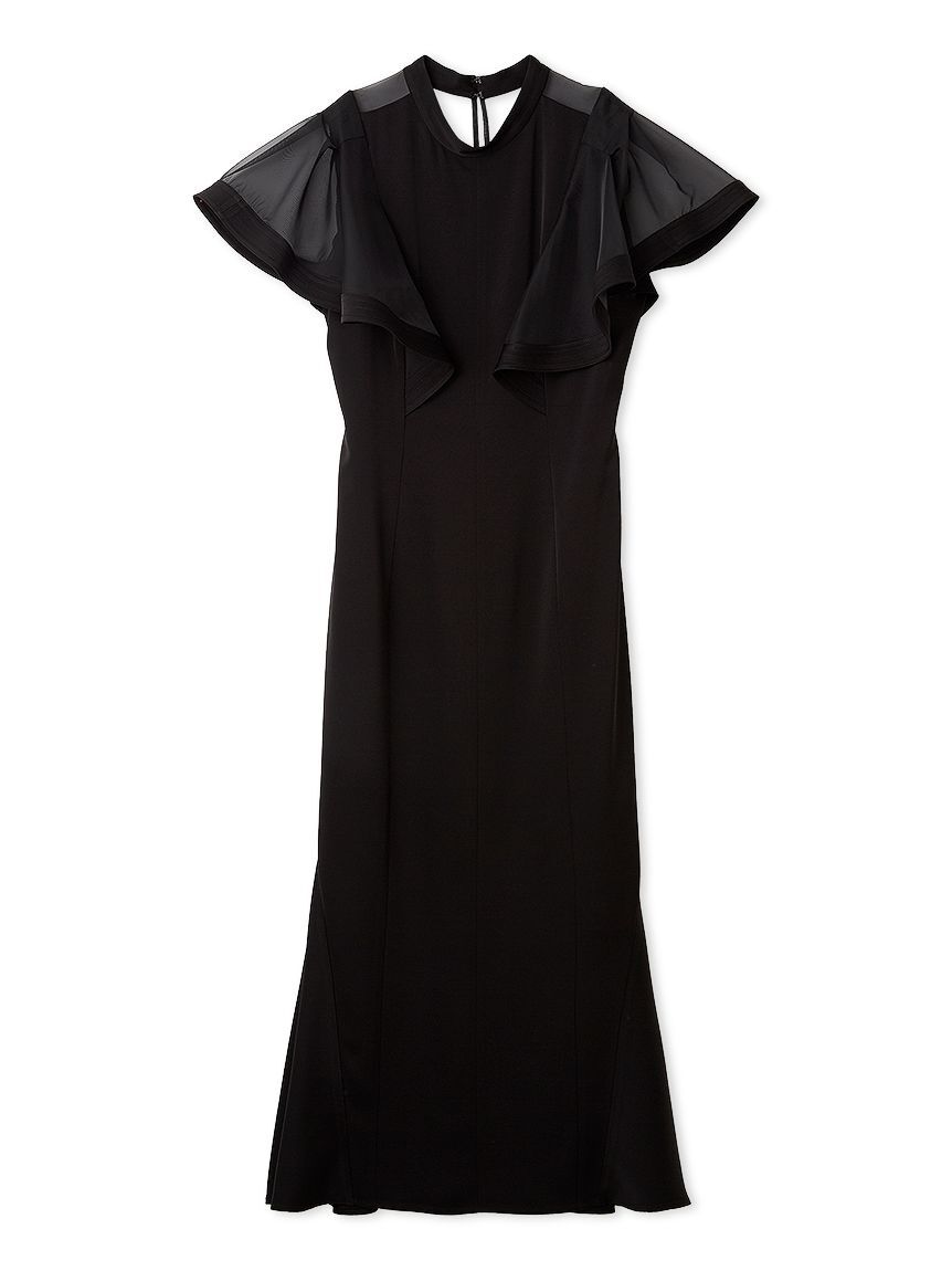 FRAY I.D「ウィングスリーブドレス」|ドレス|BLK